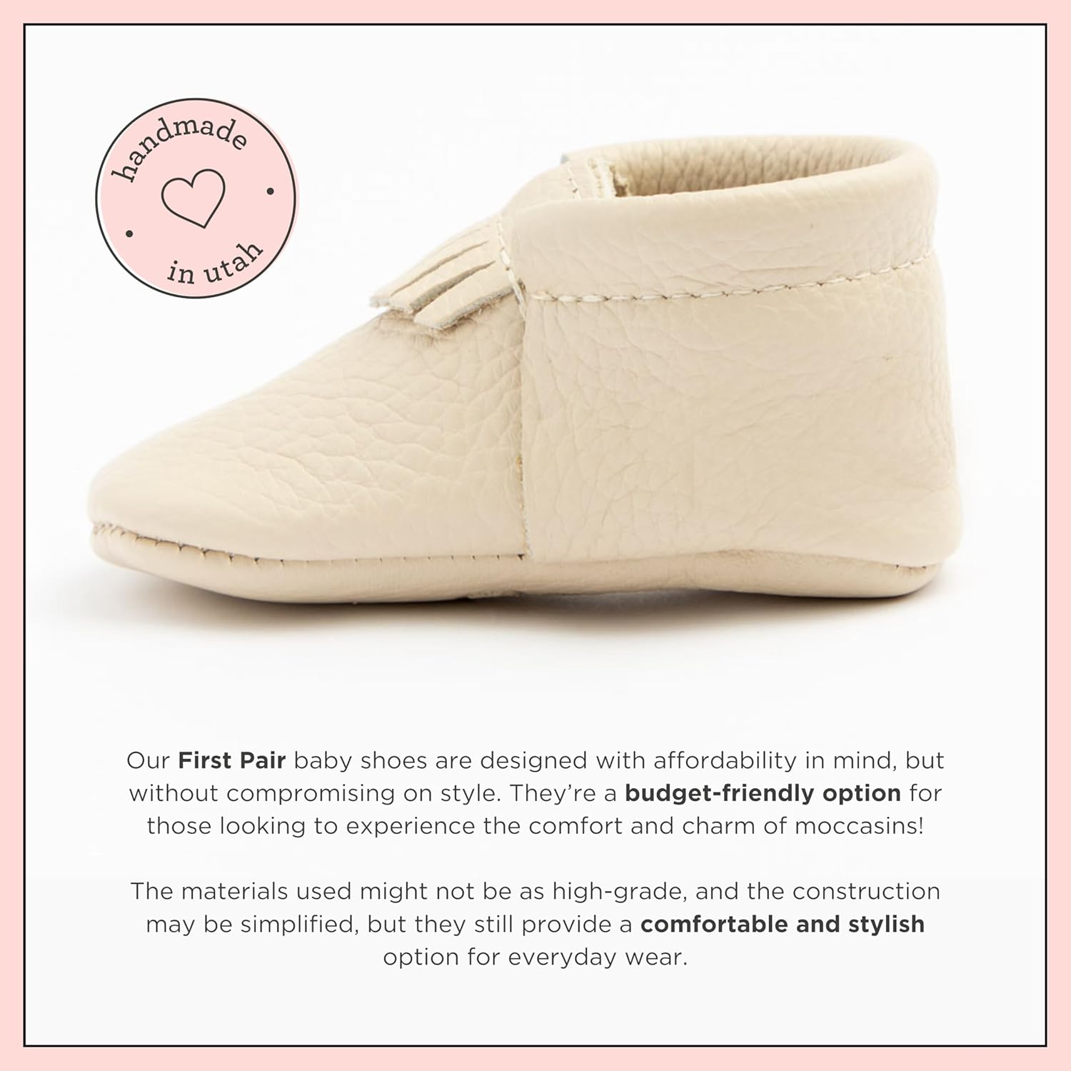Freshly Picked First Pair City Leather Moccasins - Unisex Baby Shoes 1