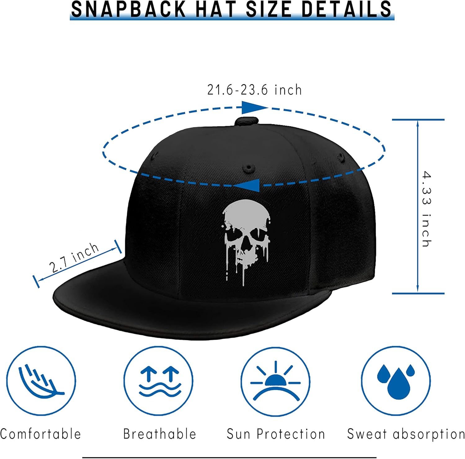 Tijeyi Mens Jesus Cross Snapback Hat