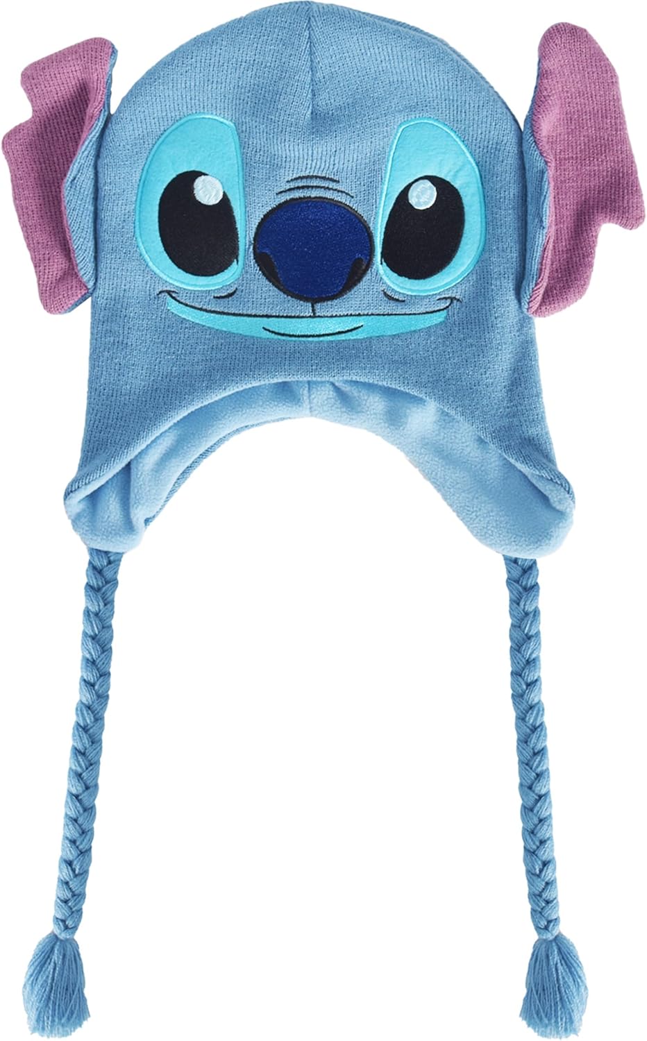 Disney Lilo and Stitch Blue Winter Beanie with Tassels 1