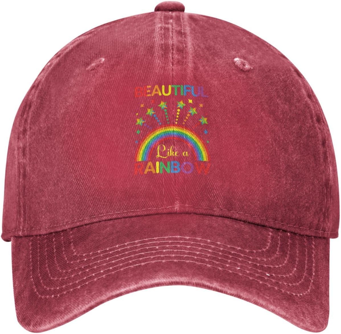 Beautiful Like A Rainbow Baseball Cap for Men Women