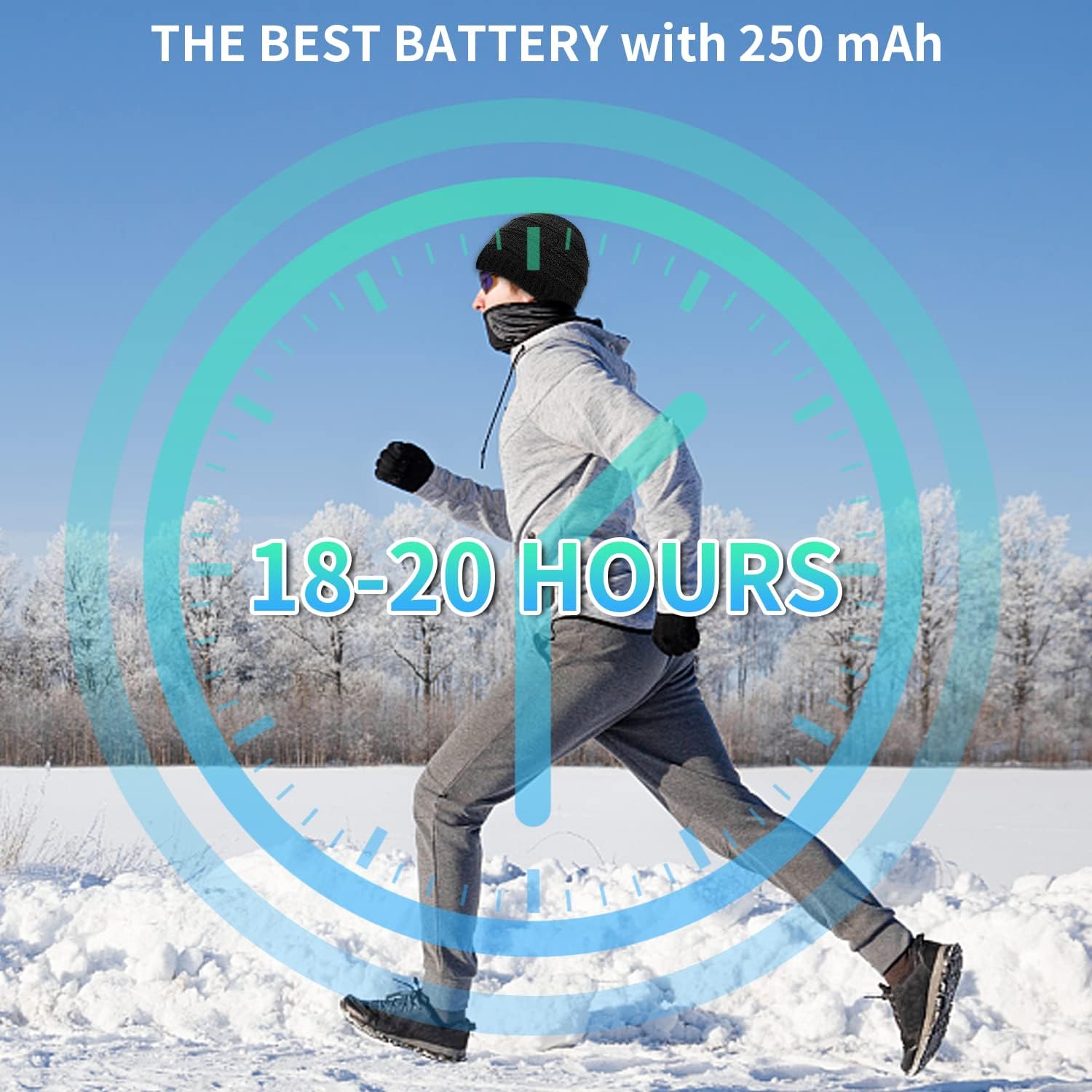 Wireless Beanie with 52 Headphone for Men Women