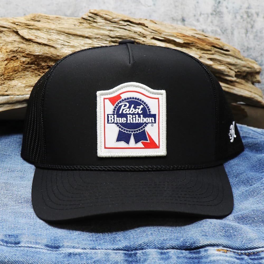 HOOEY Pabst Blue Ribbon Snapback Trucker Hat