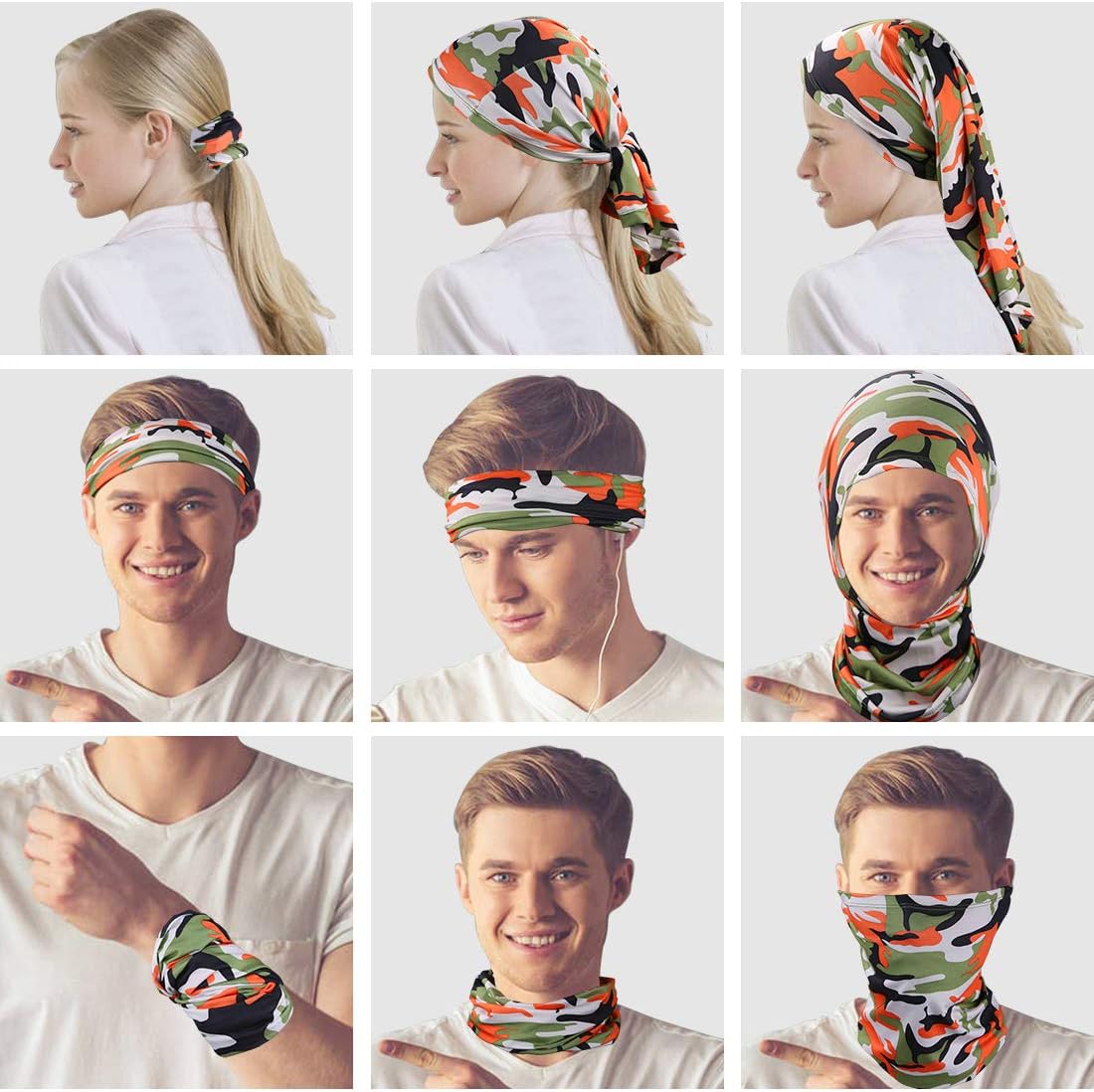 LUOLIIL VOE 2 Pcs Winter Neck Gaiter Scarf