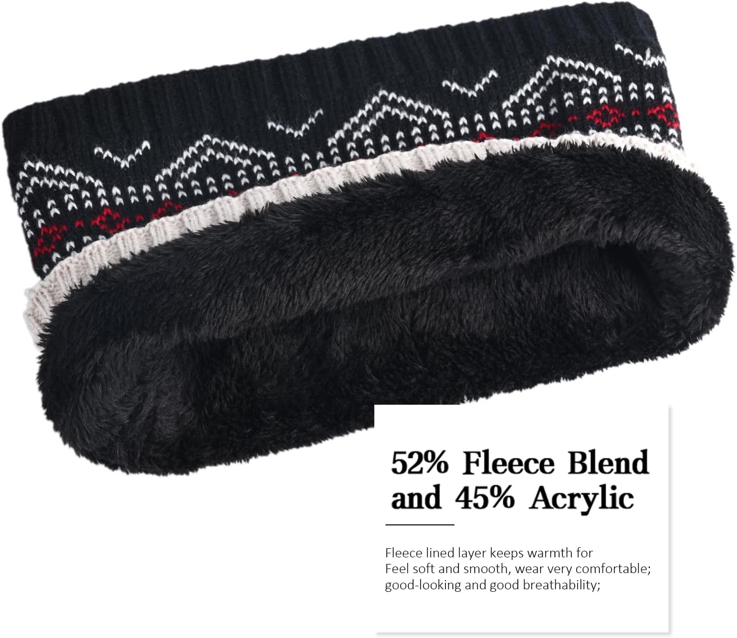 DANMY Kids Winter Knit Beanie Scarf Gloves Set