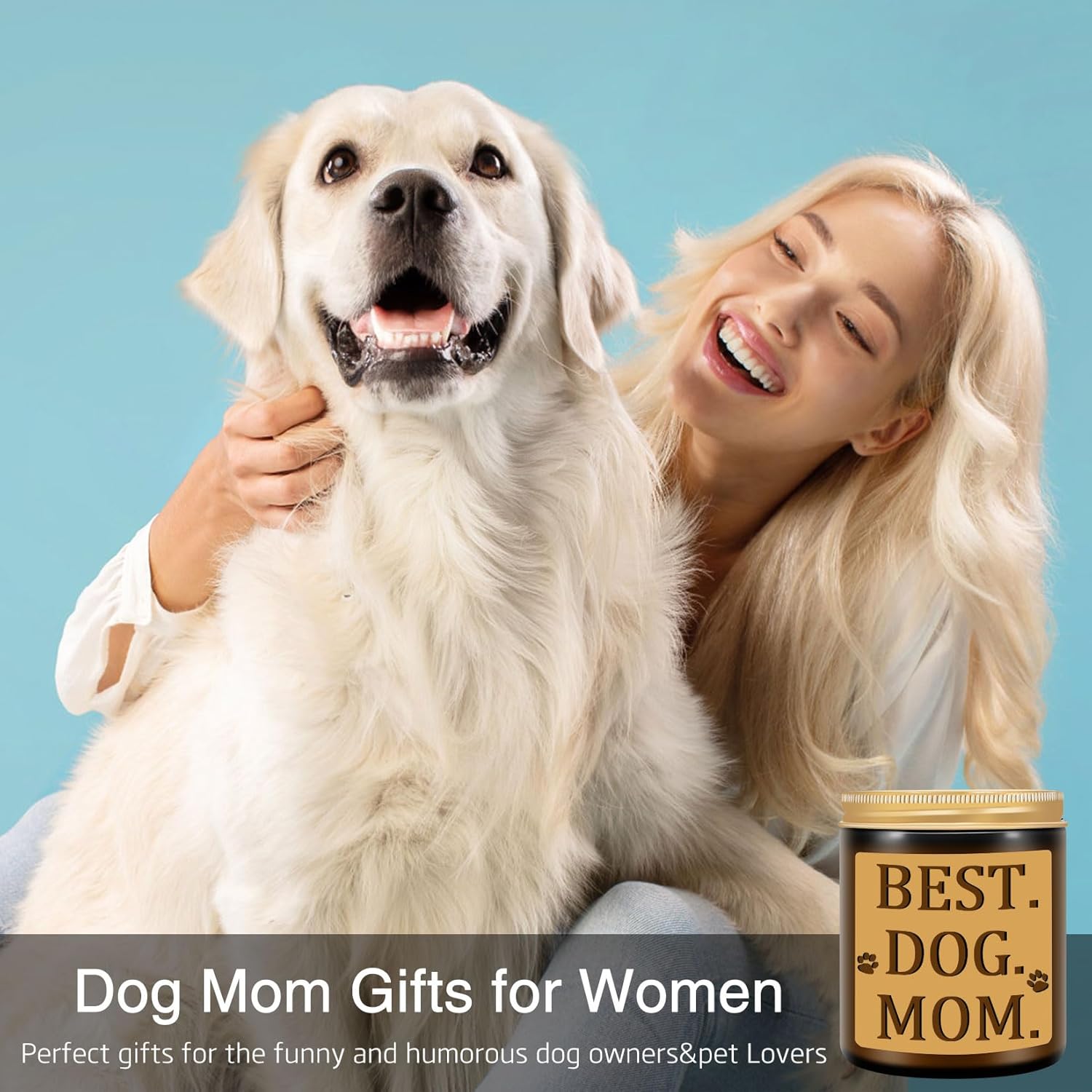 Funny Dog Mom Gifts - Lavender Scented Jar Candles 1