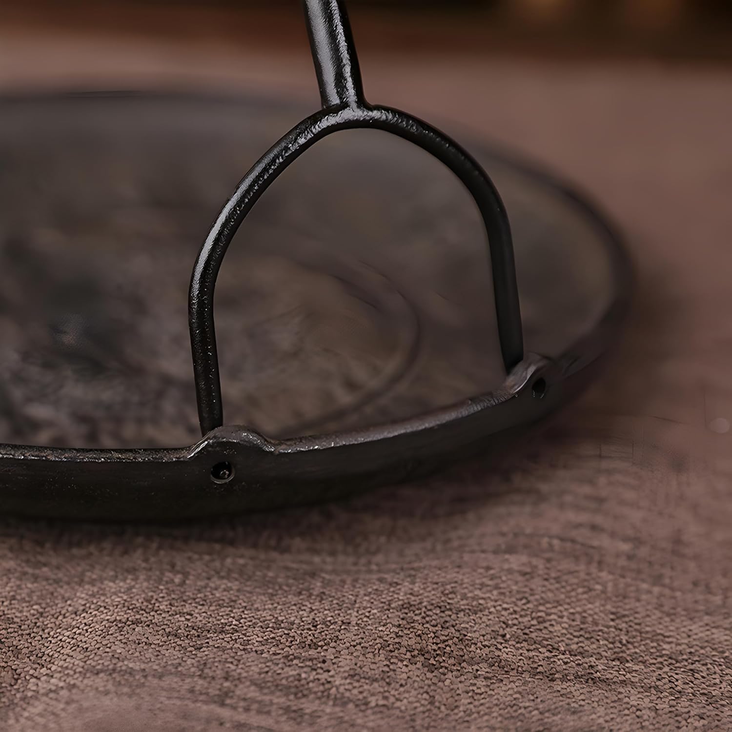 SECHUDO 7 Small Cast Iron Tray - Decorative and Functional