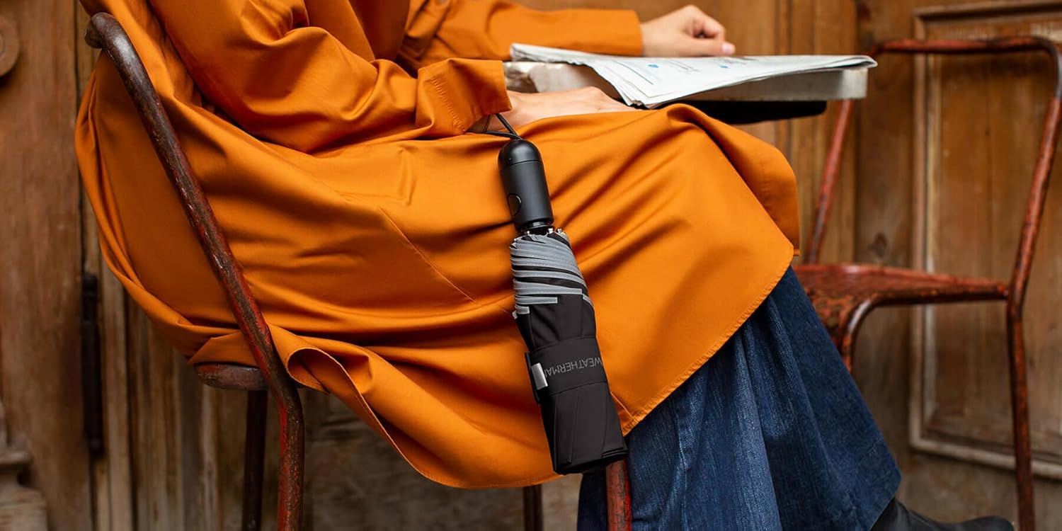 Weatherman Compact Mini Umbrella - Windproof for 45 MPH