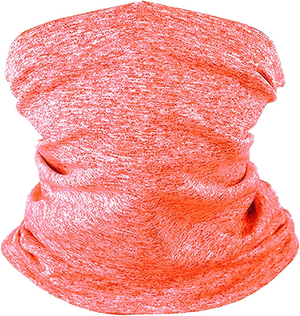 Rollce Kids Neck Gaiter Face Cover Unisex Cationic Orange