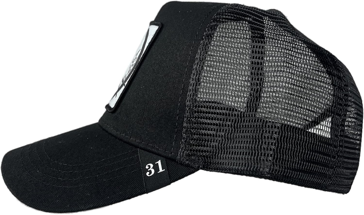 Snapback Trucker Hat for Men One Size Black