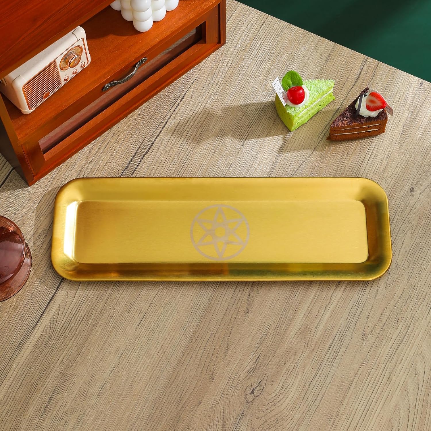 Amitofo 15 Inch Stainless Steel Decorative Bowl 1