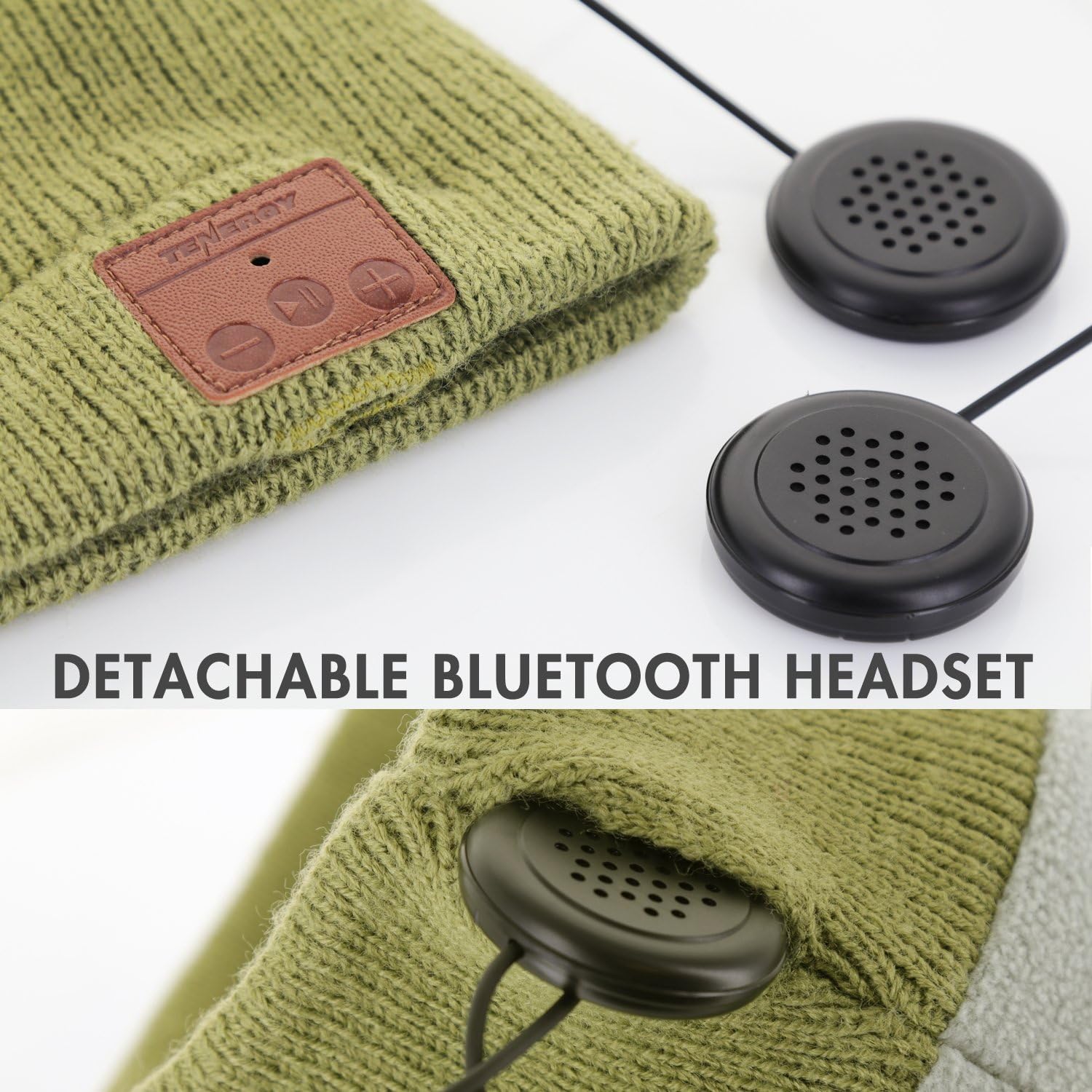 Tenergy Bluetooth Beanie with Speakers and Mic