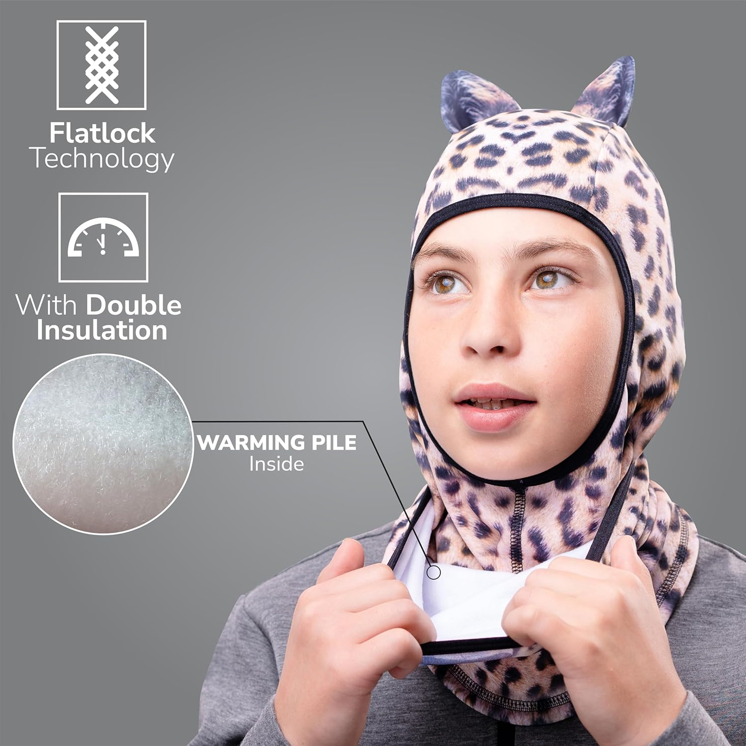 KARIMAT Balaclava Face Mask for Kids Unisex Winter