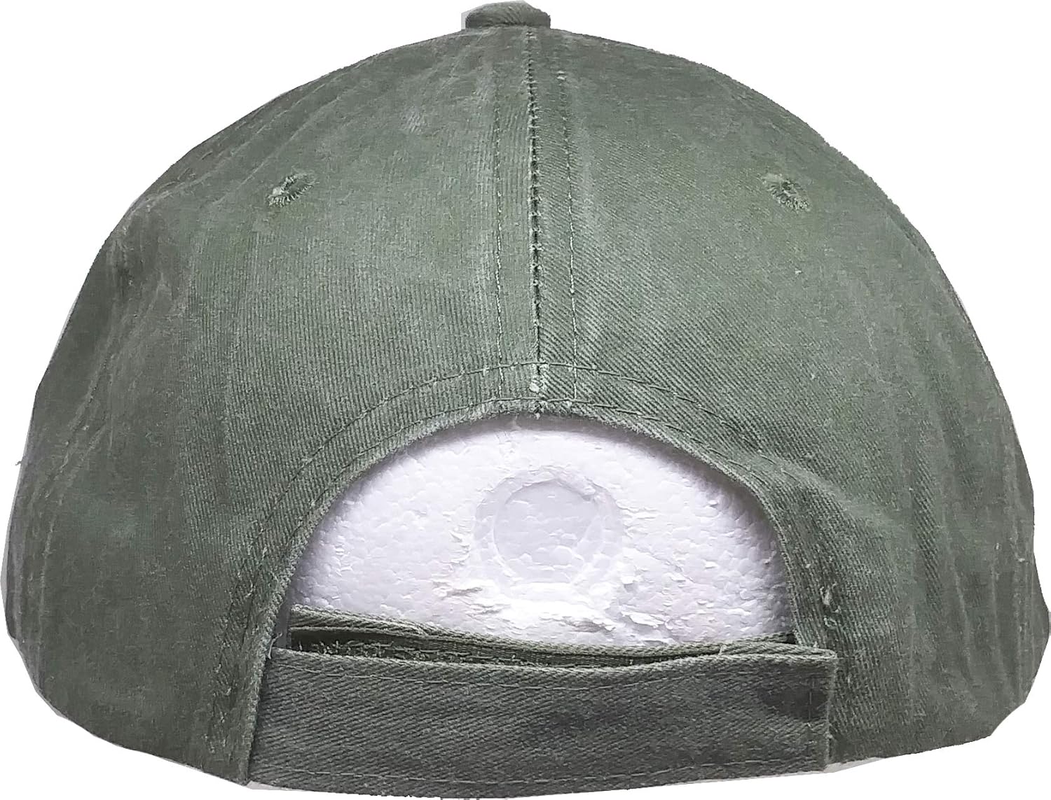 Eagle Crest Military Veteran US Flag Cap Green Adjustable