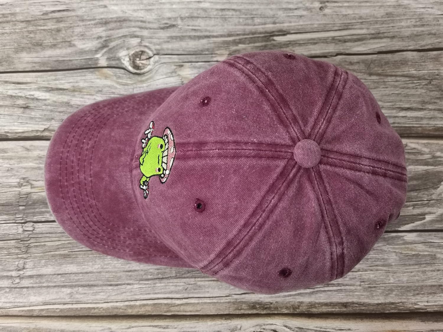 Frog with Mushroom Baseball Cap for Men Women 1