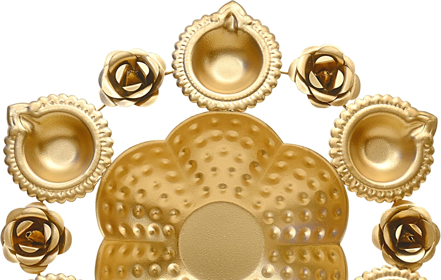 DIGGY ARTS Premium Gold Urli Bowl 11 Inch