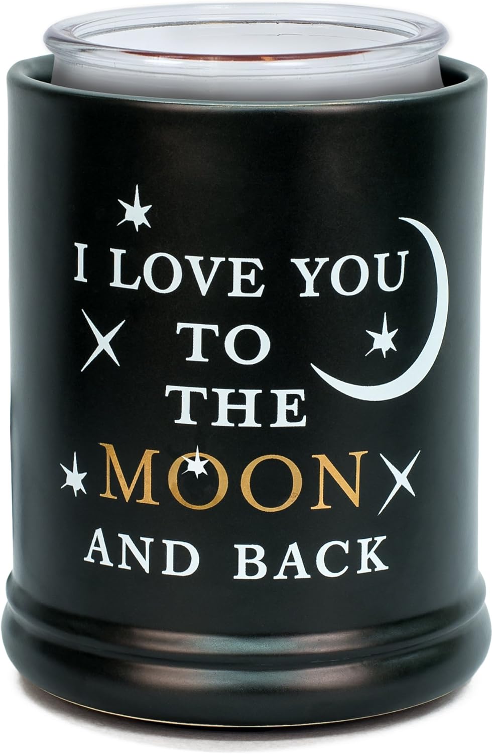 Elanze Designs Love You to The Moon Jar Candle Warmer