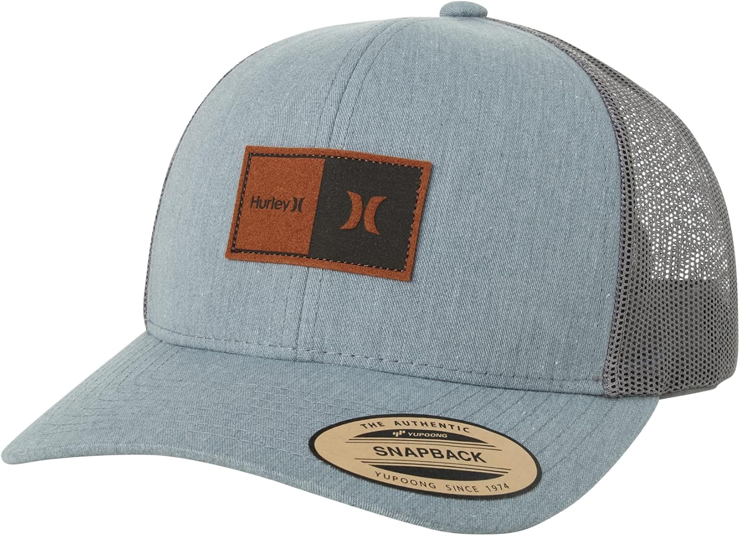 Hurley Mens Caps - Black Snap Back Trucker Hat