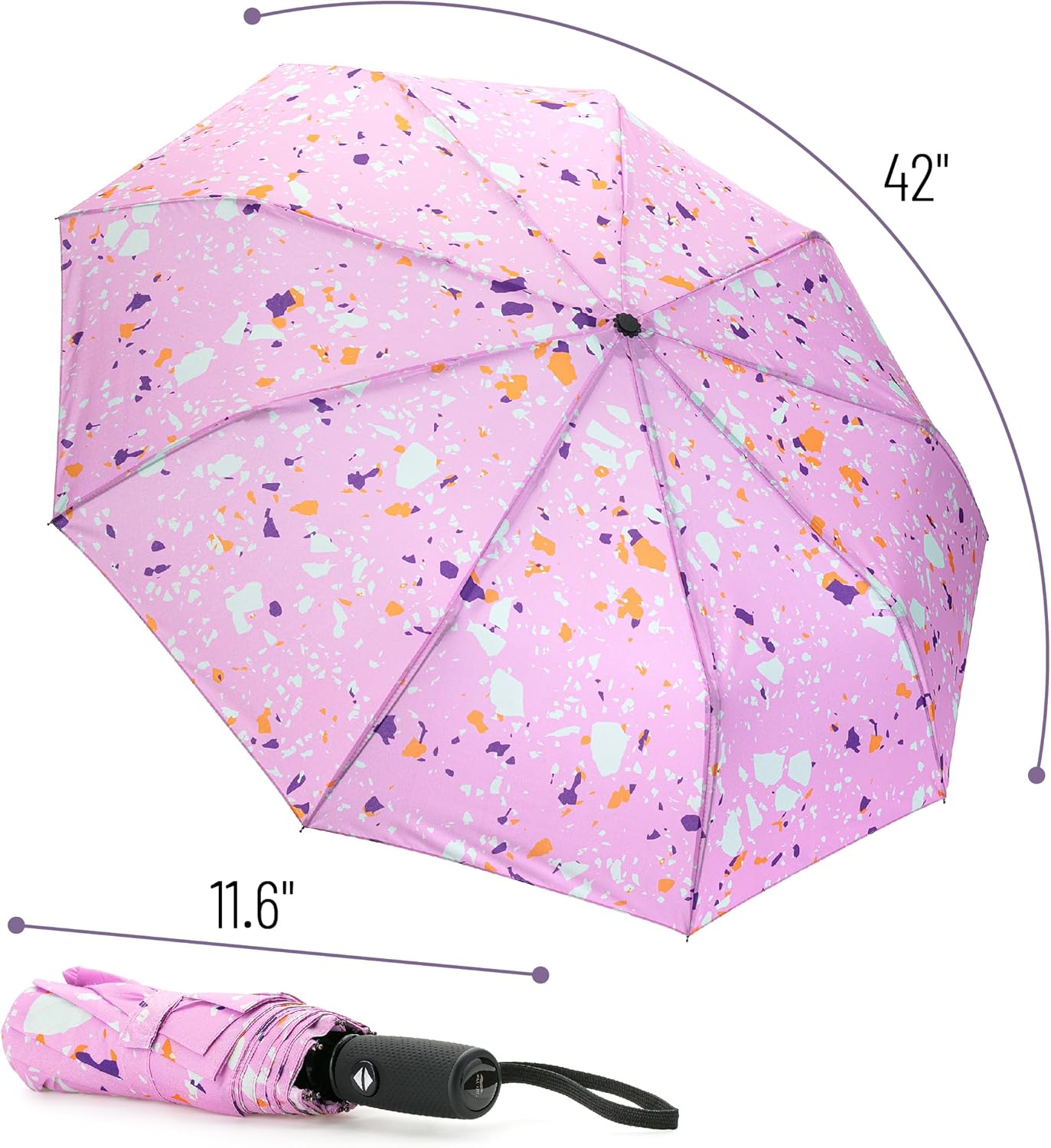 Mr Pen Windproof Travel Umbrella - Automatic Compact Rain Umbrella