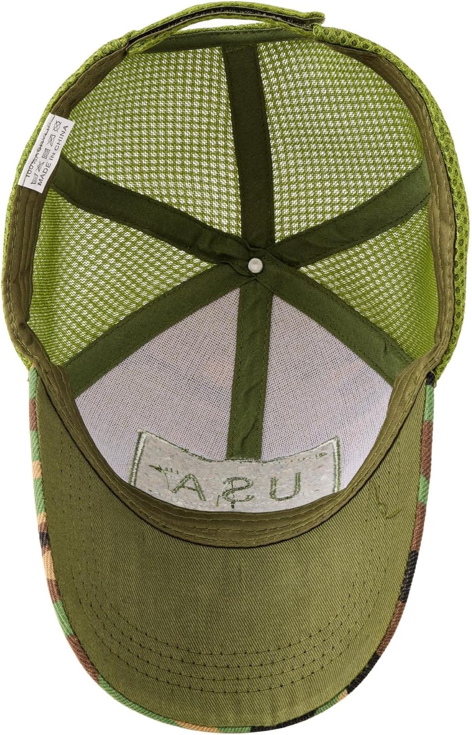 Lightbird Tactical Hat with OCP Military Patches and US Flag