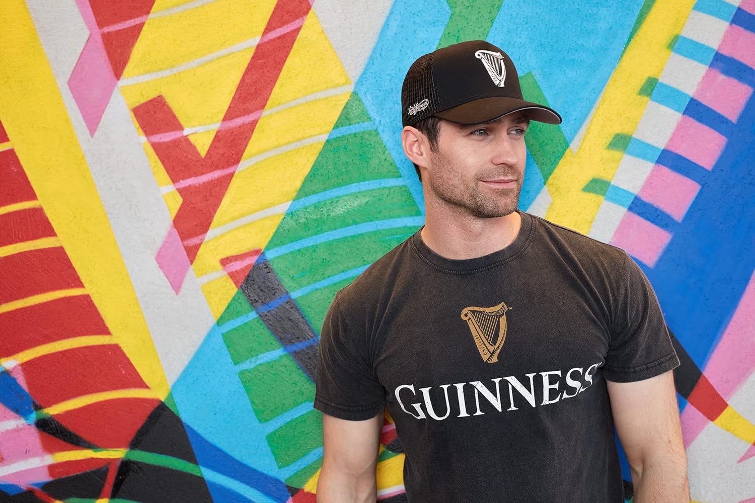 Guinness Trucker Cap Harp Logo Unisex Beer Hat