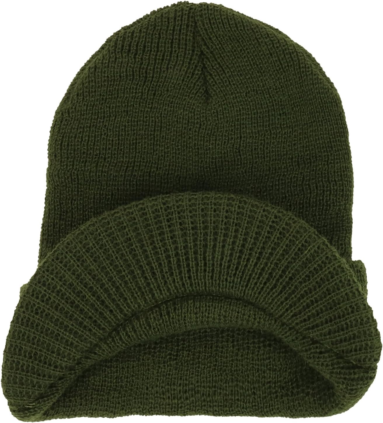 Armycrew Government Issue Wool Visor Beanie Cap