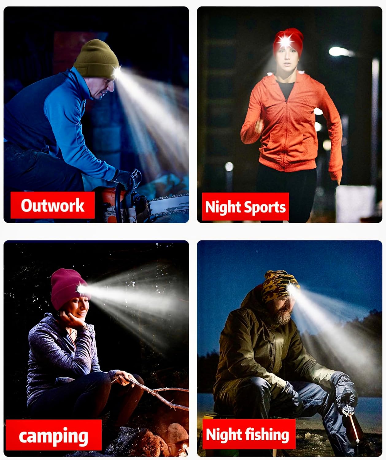 Bosttor Bluetooth Beanie with Light and Music