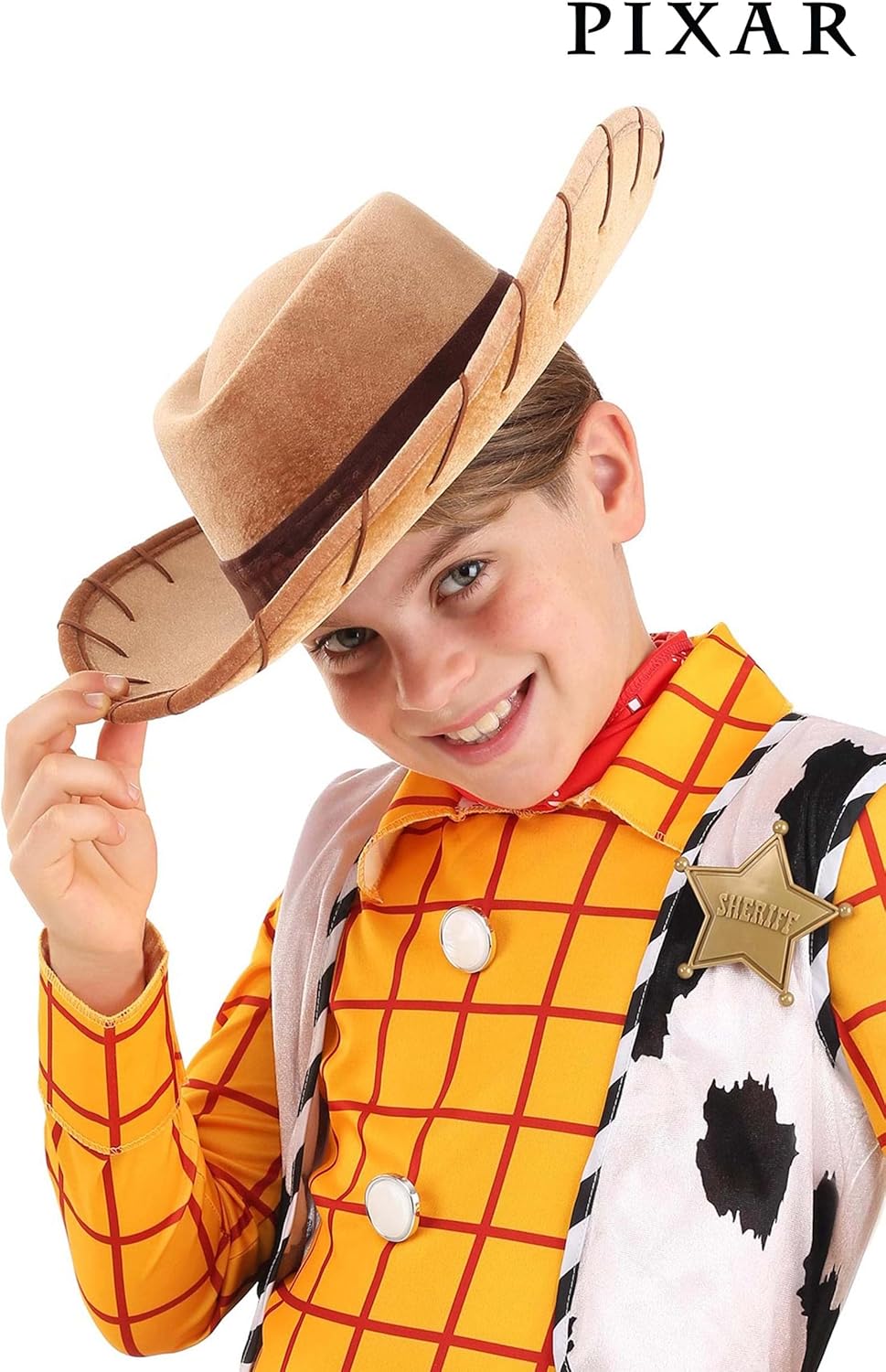 Disney Woody Cowboy Hat for Kids - Suede Brown