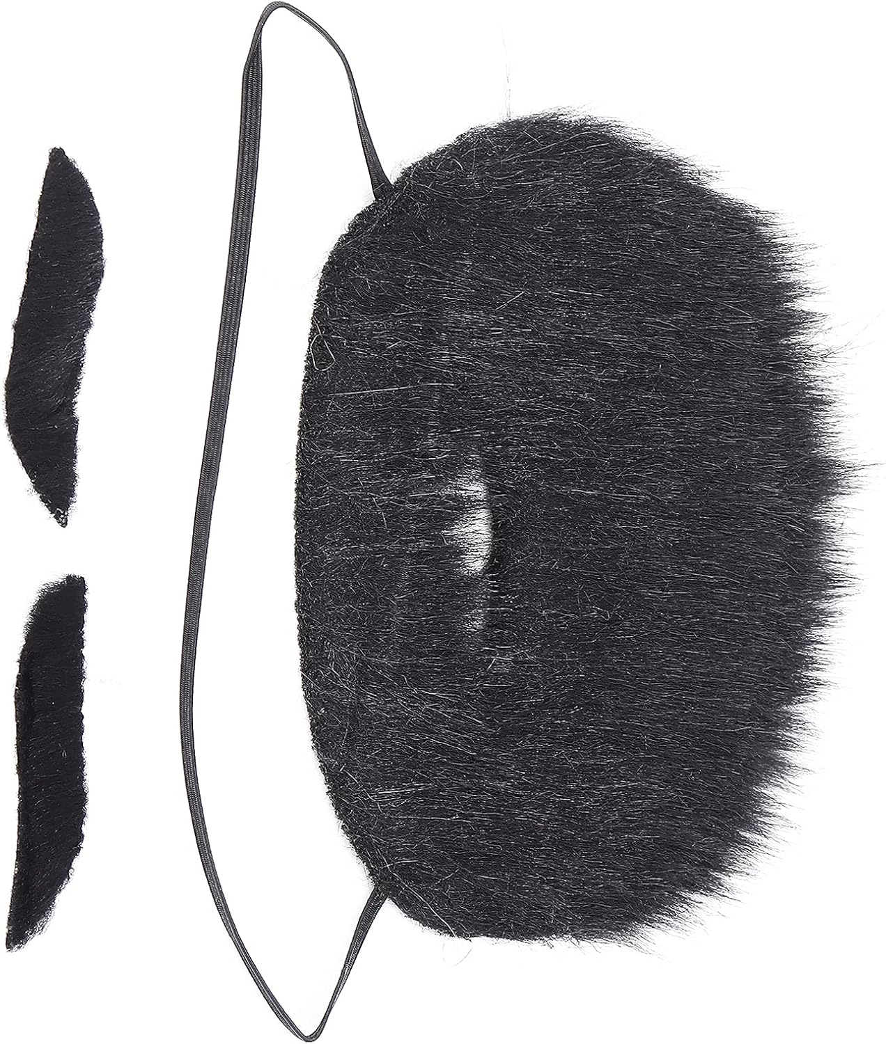 Balit Halloween Costume Plush Beard Eyebrows Set