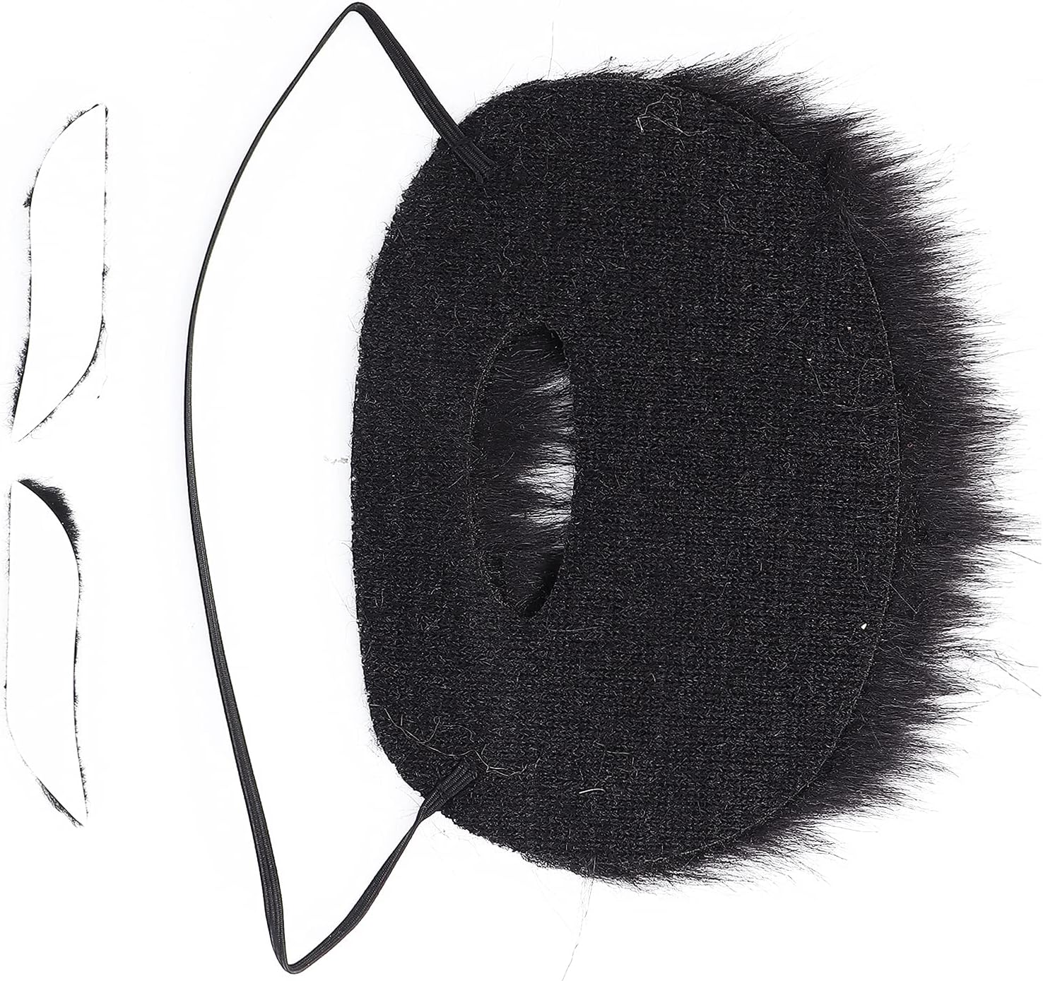 Balit Halloween Costume Plush Beard Eyebrows Set