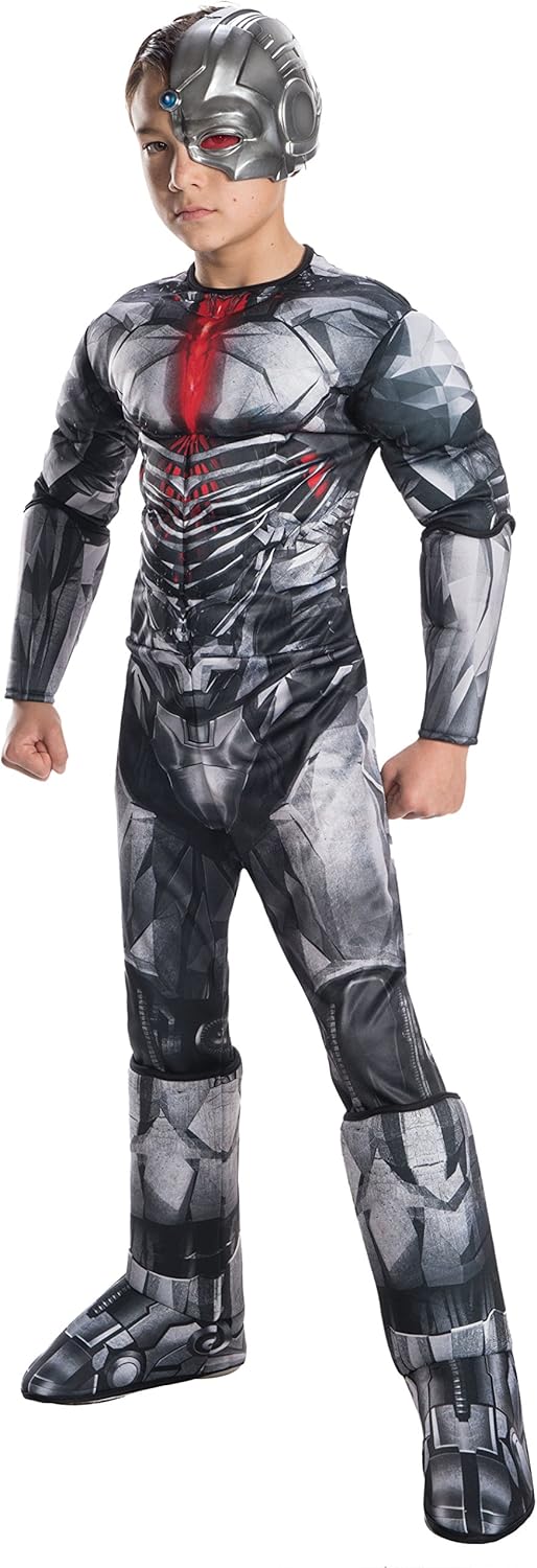 Rubies Childs Justice League Cyborg Costume for Boys Small