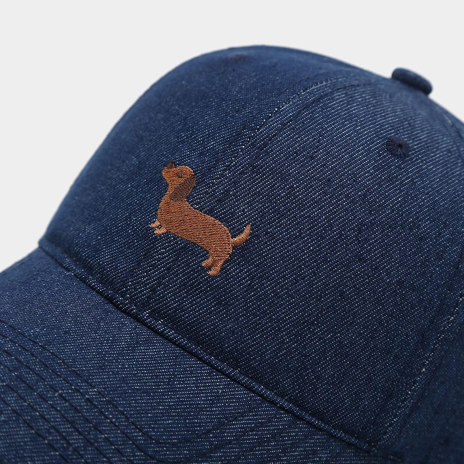 Washed Cotton Baseball Cap with Adjustable Embroidery