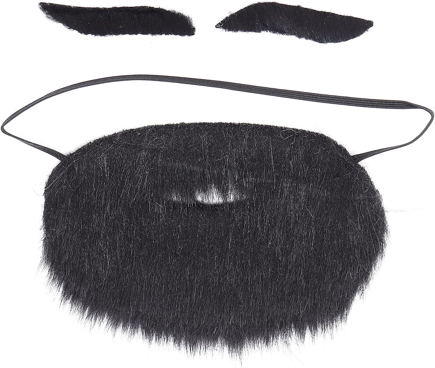 Balit Halloween Costume Plush Beard Eyebrows Set