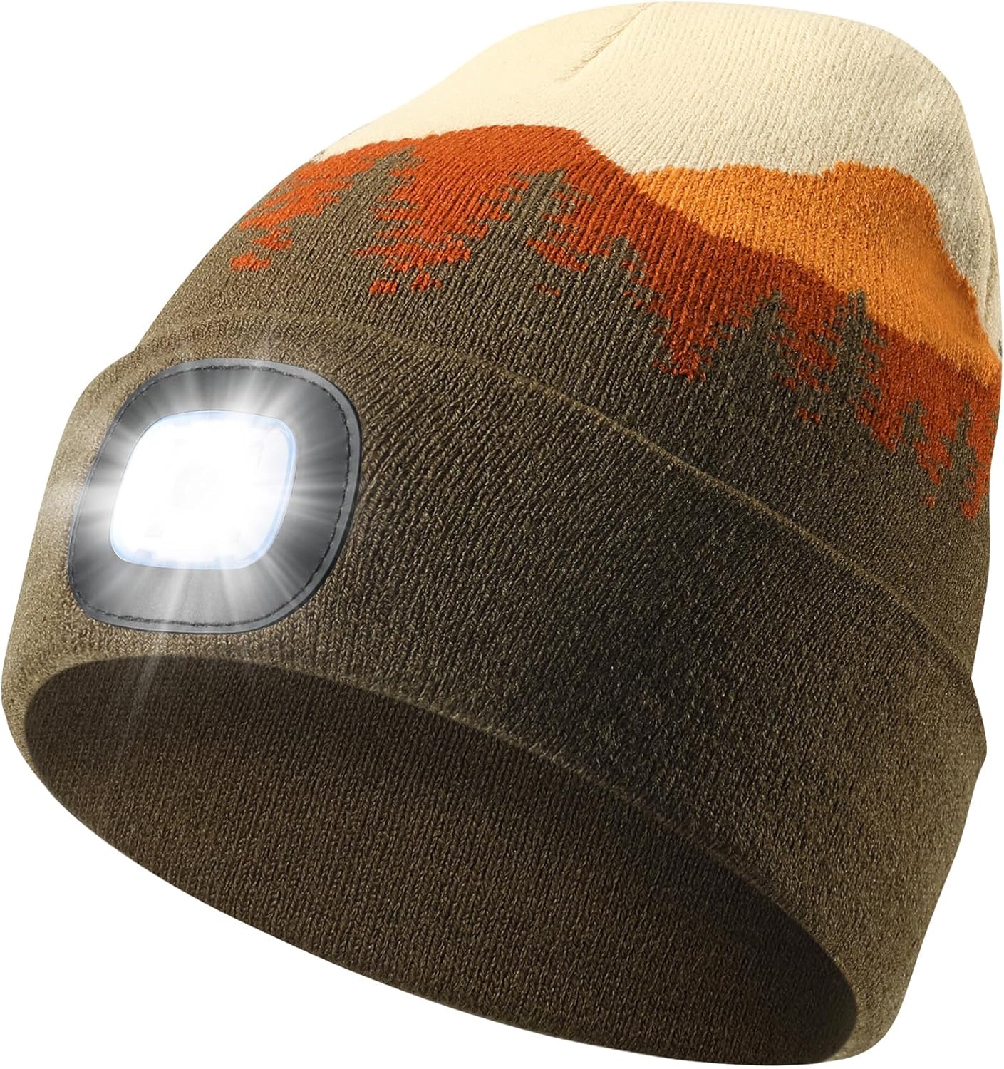 LED Headlamp Beanie with 3 Brightness Settings