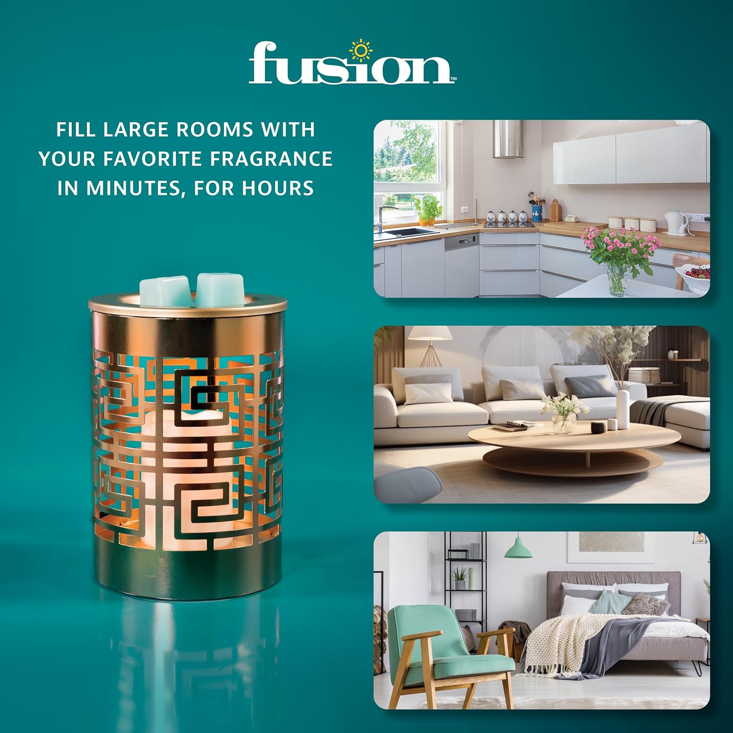 FUSION by Scentsationals Conchas Wax Cubes - 25oz 3-Pack
