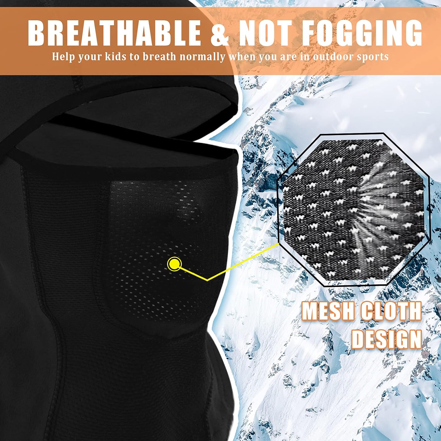 Outrip Breathable Kids Balaclava Ski Mask 2 Pack