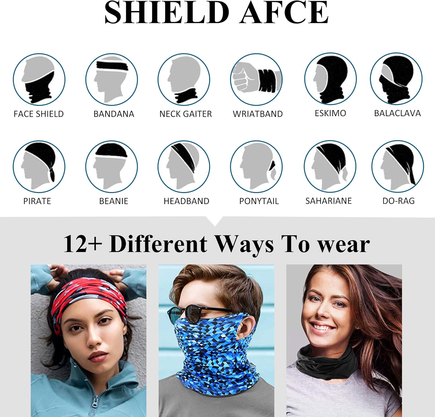 JSPA Ice Silk Cooling Balaclava Neck Gaiter