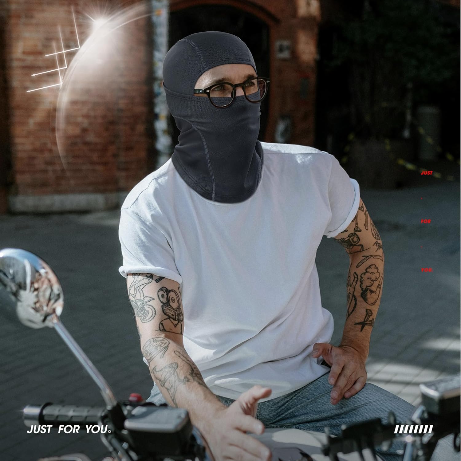LONGLONG Balaclava Face Mask 1-3 Pieces Lightweight Motorcycle Sun Protection Hood