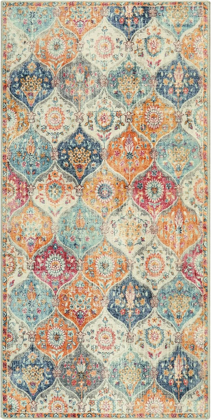 Lahome Non-Slip Washable Area Rug 2x4