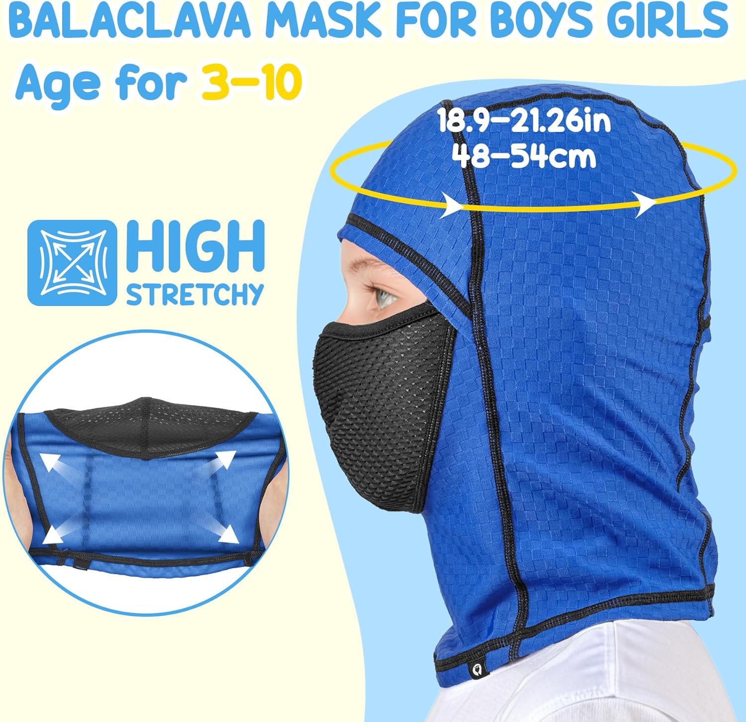 Sukeen Kids UV Sun Protection Balaclava Face Mask
