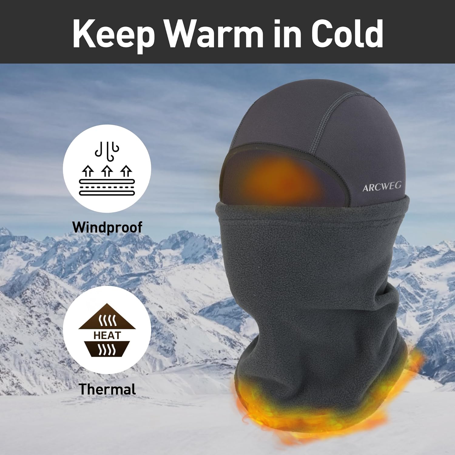 Arcweg Kids Thermal Balaclava Ski Mask 1