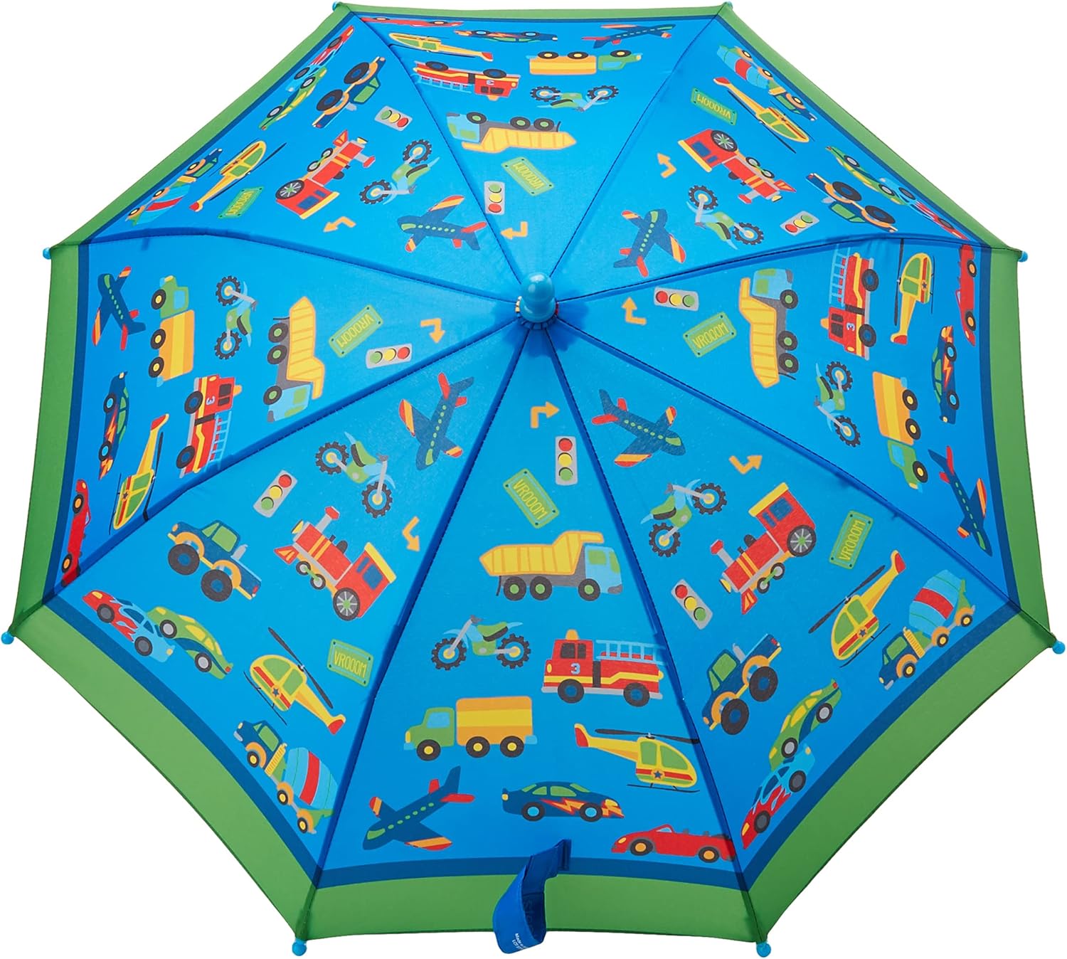 Stephen Joseph Toddler Folding Umbrella with Pinch-Free Closure and Vibrant Design