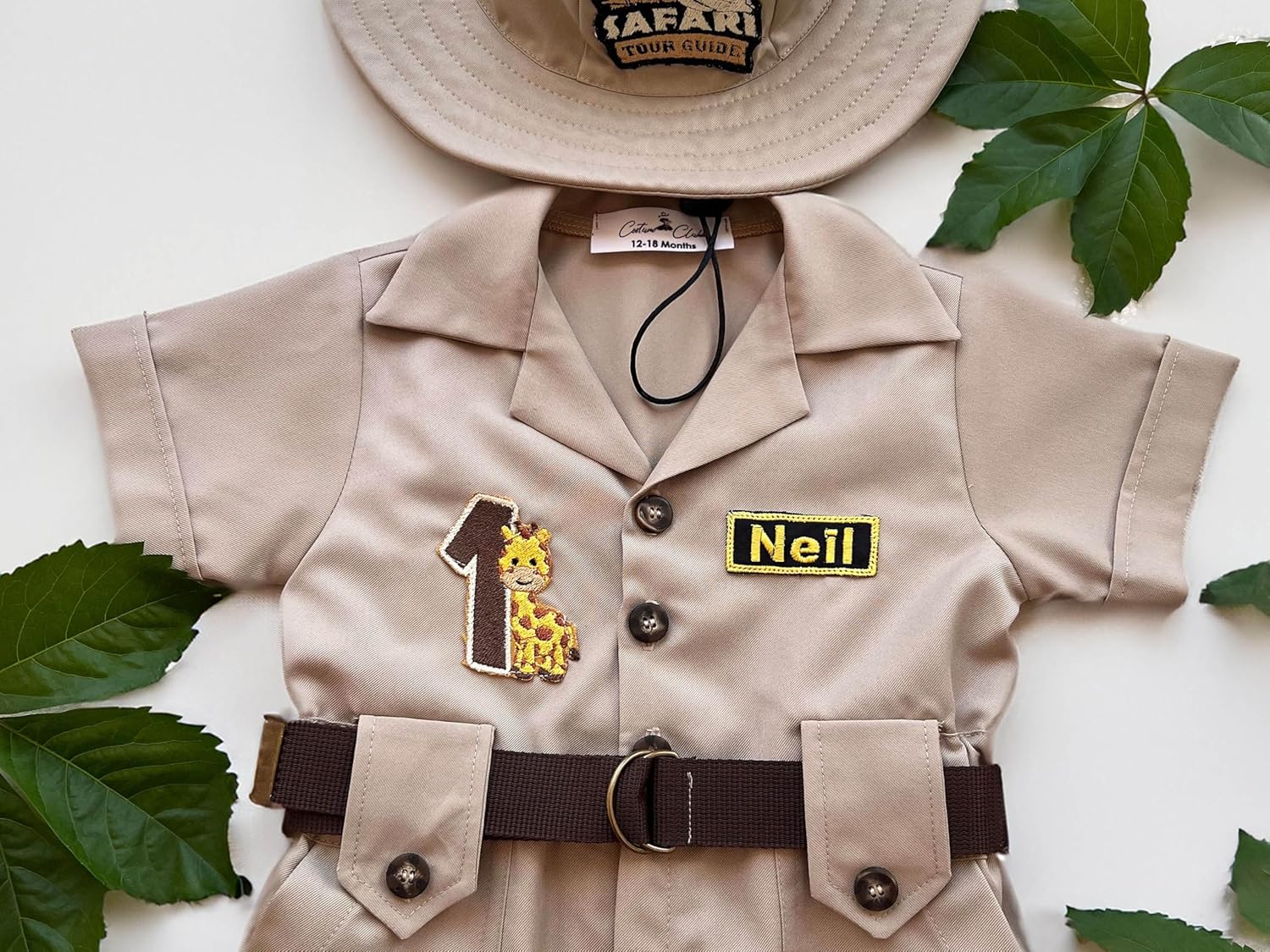 Personalized Safari Explorer Costume for Toddler