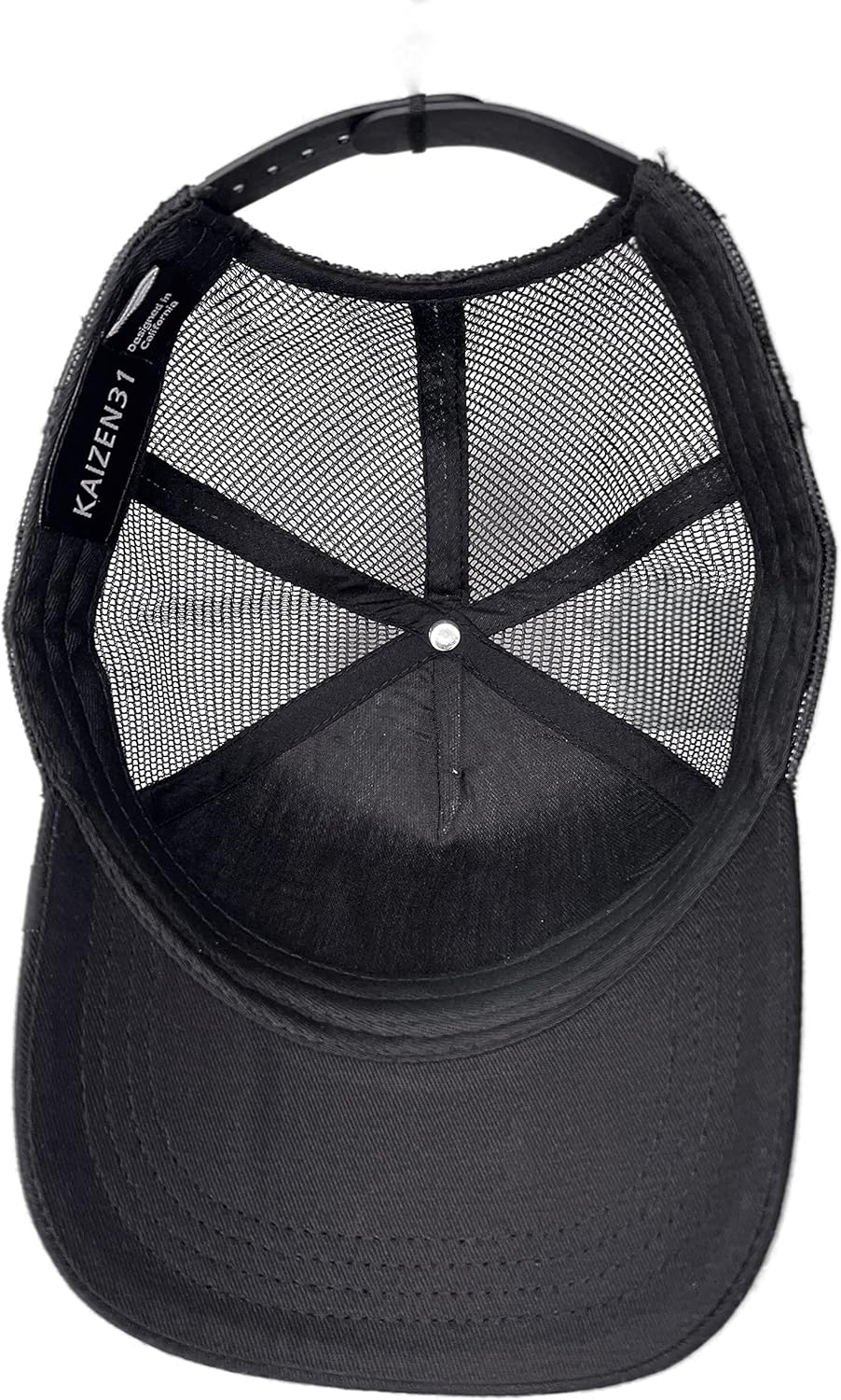 Snapback Trucker Hat for Men One Size Black