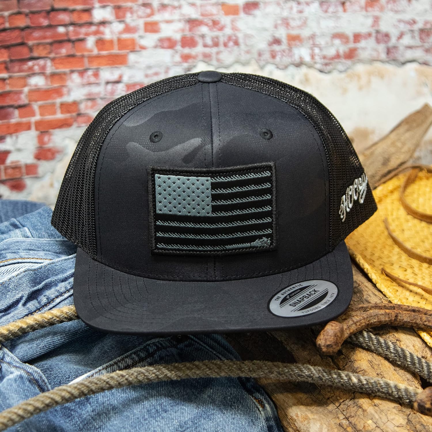 HOOEY Liberty Rope Adjustable Trucker Hat