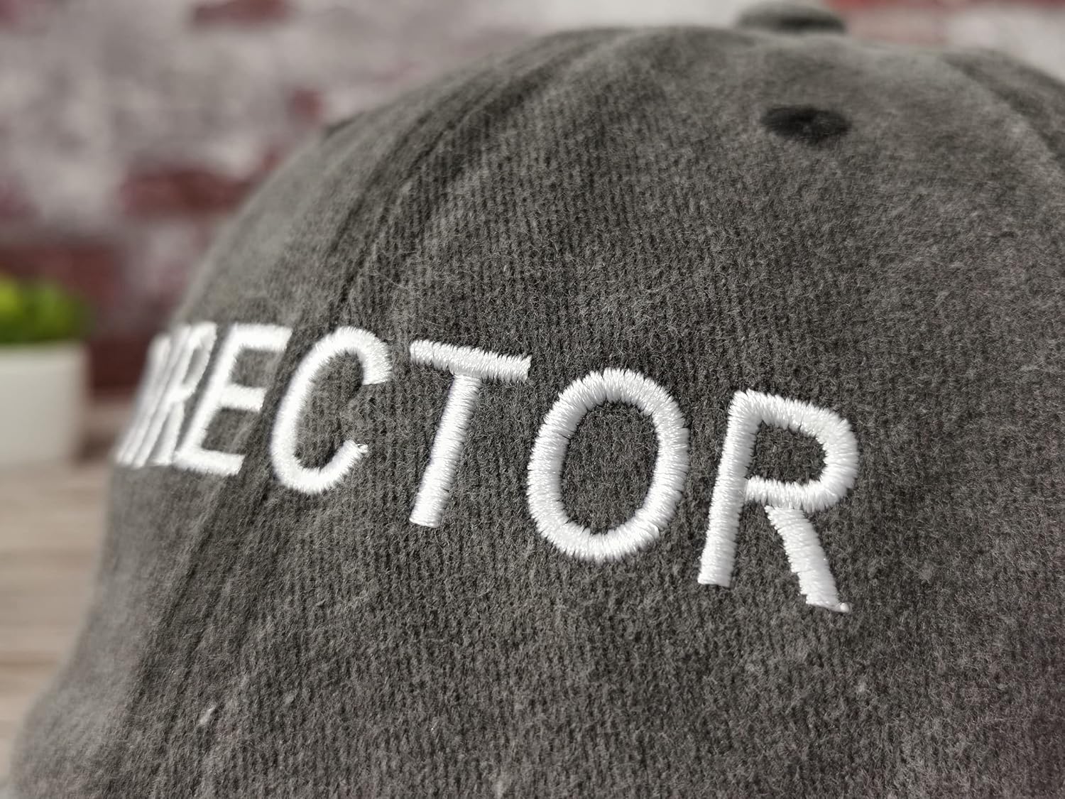 Hepandy Embroidered Director Hats for Men Women 1