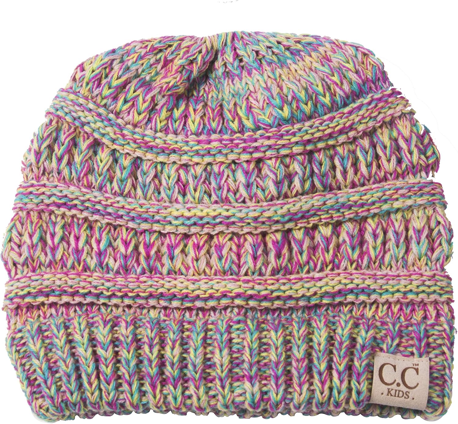 Gravity Threads Kids Soft Cable Knit Winter Beanie 1