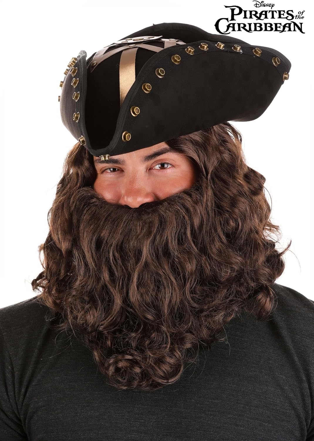 Disney Blackbeard Pirate Costume Hat - Officially Licensed