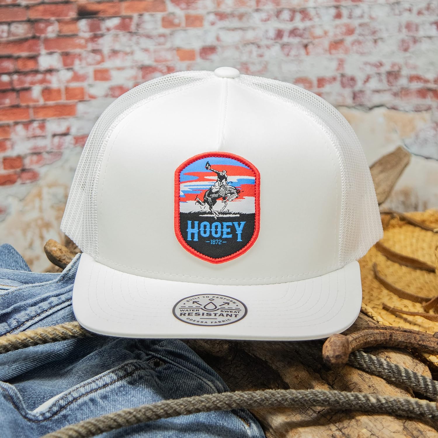 HOOEY Mens Cheyenne Snapback Adjustable Hat